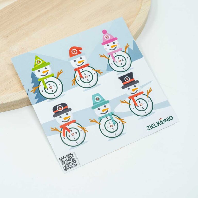 Sportschießen, Schneemann Zielscheibe